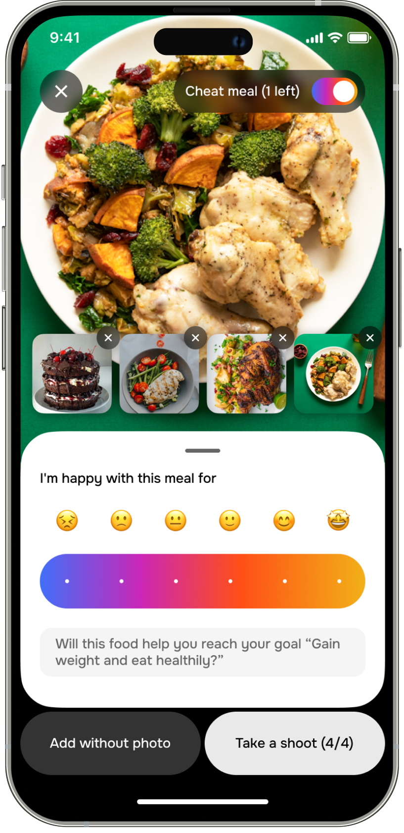 App interface preview